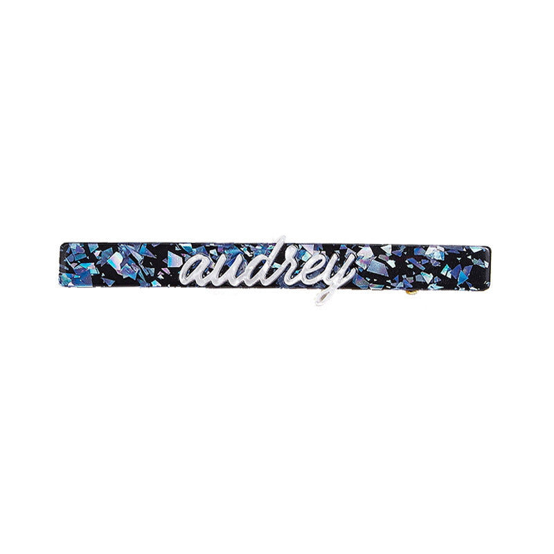 Wholesale Letters Acrylic Hair Clips